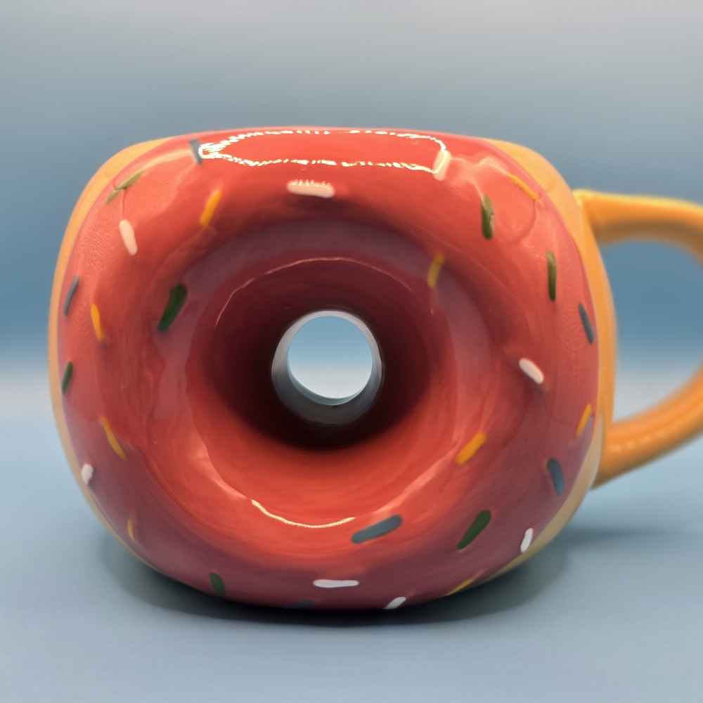 Tag Strawberry Donut Mug with Sprinkles